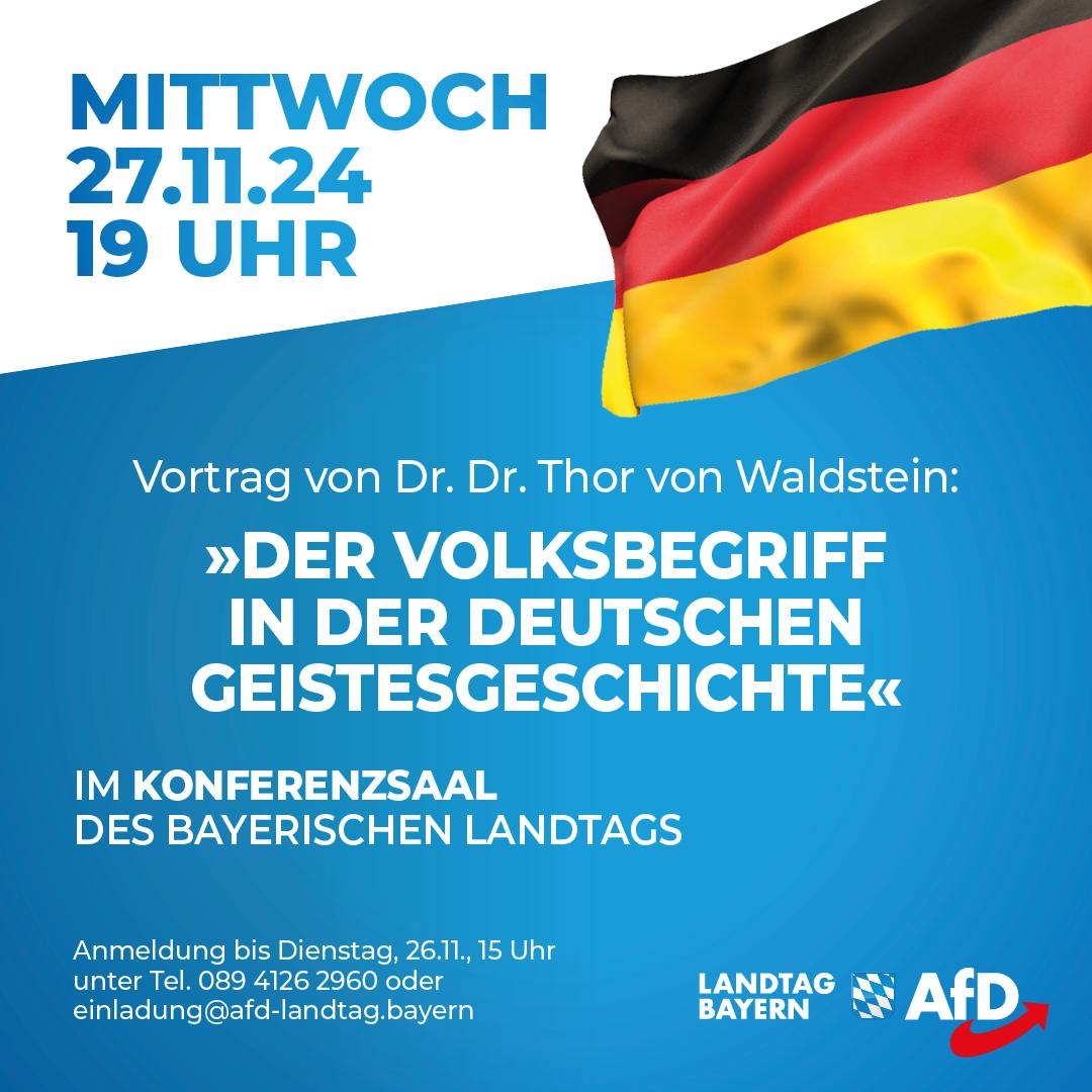 Vortrag „Der Volksbegriff in der deutschen Geistesgeschichte“ 1 Vortrag Geistesgeschichte 1