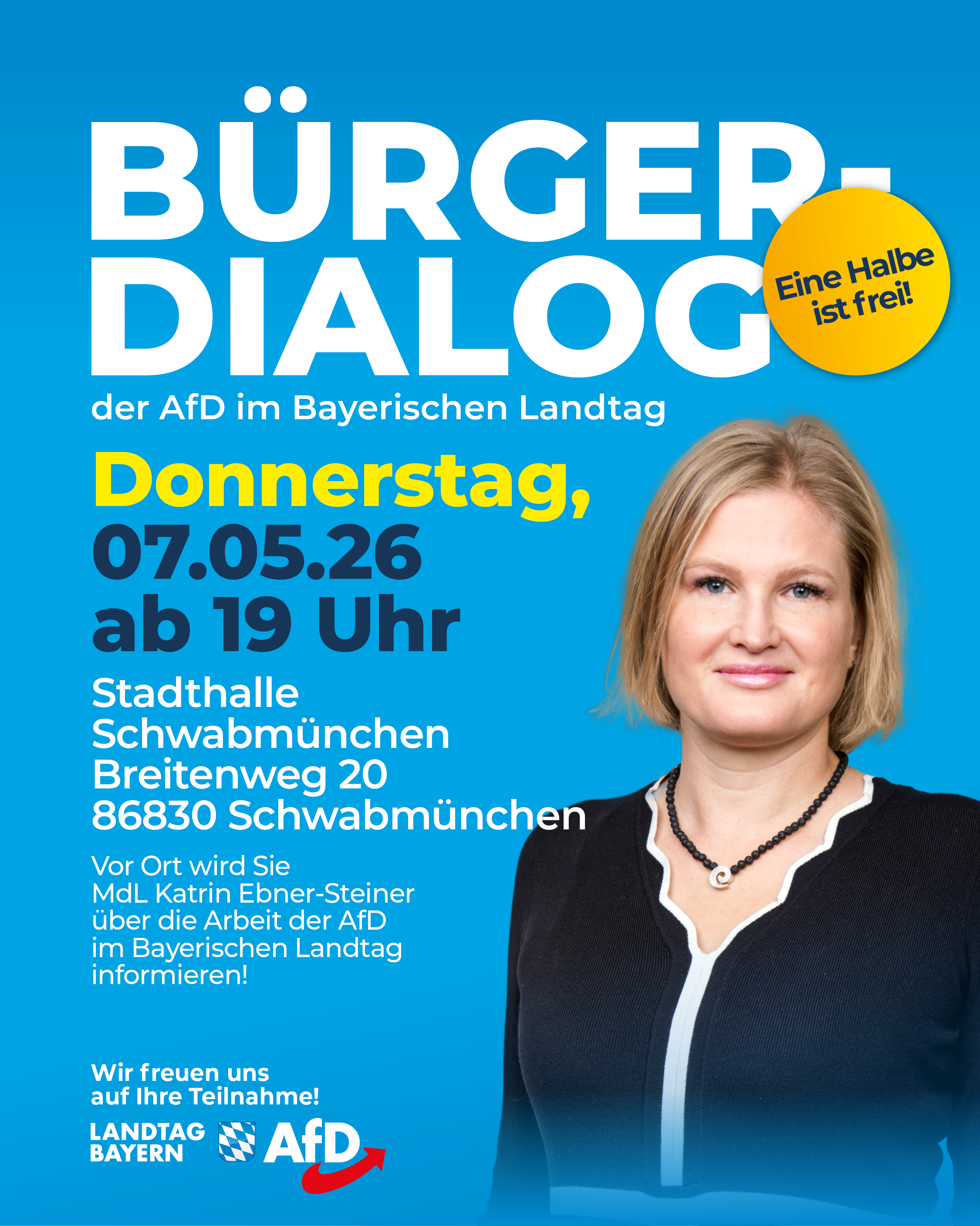 Bürgerdialog in Schwabmünchen am Donnerstag, den 07.05.26 1 26 05 07 Digital 2