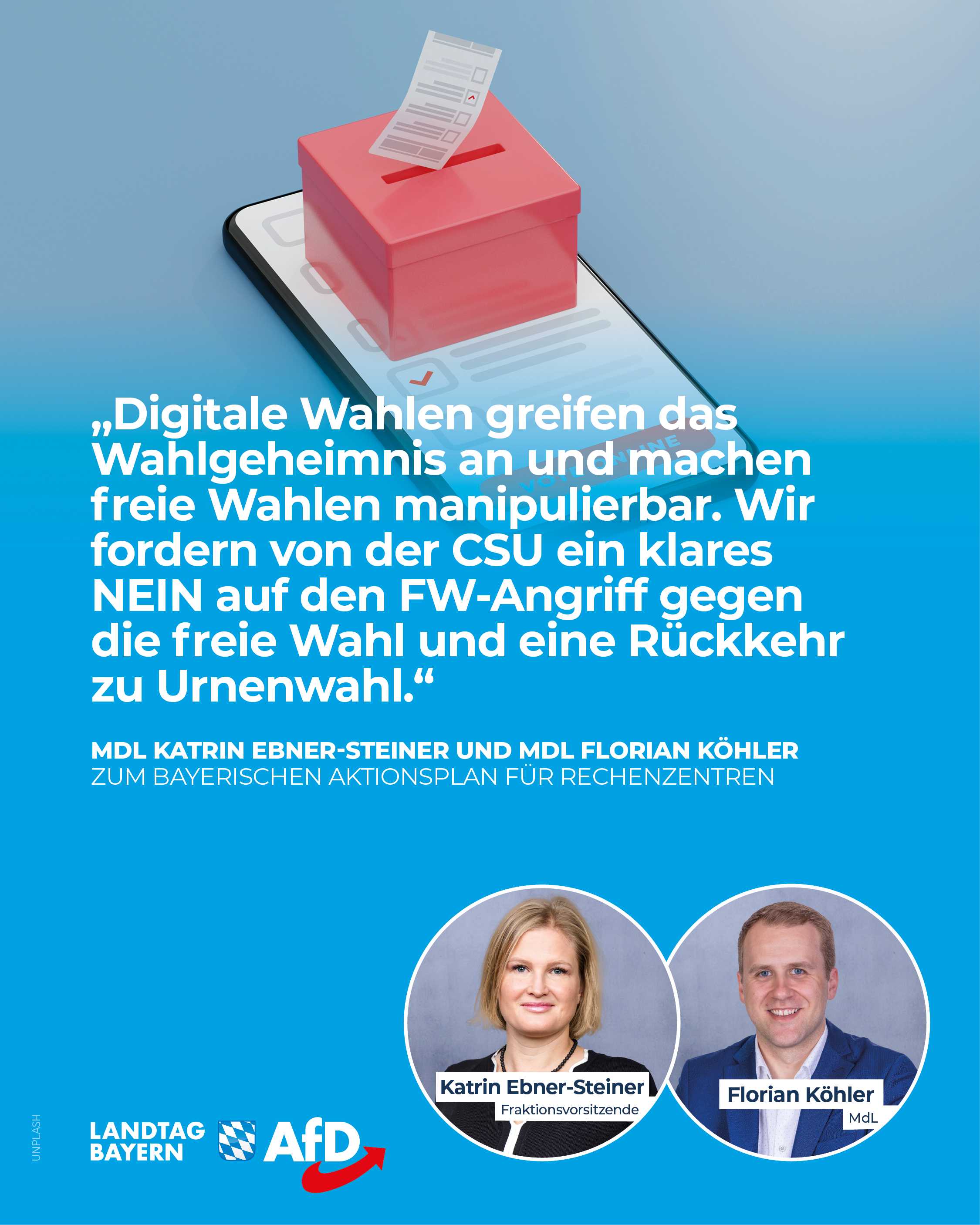 Katrin Ebner-Steiner / Florian Köhler: Freie Wähler und Mehring sind Freiheitsfeinde – Digitale Wahlen öffnen Manipulation Tür und Tor 4 Freie Waehler Freiheitsfeinde