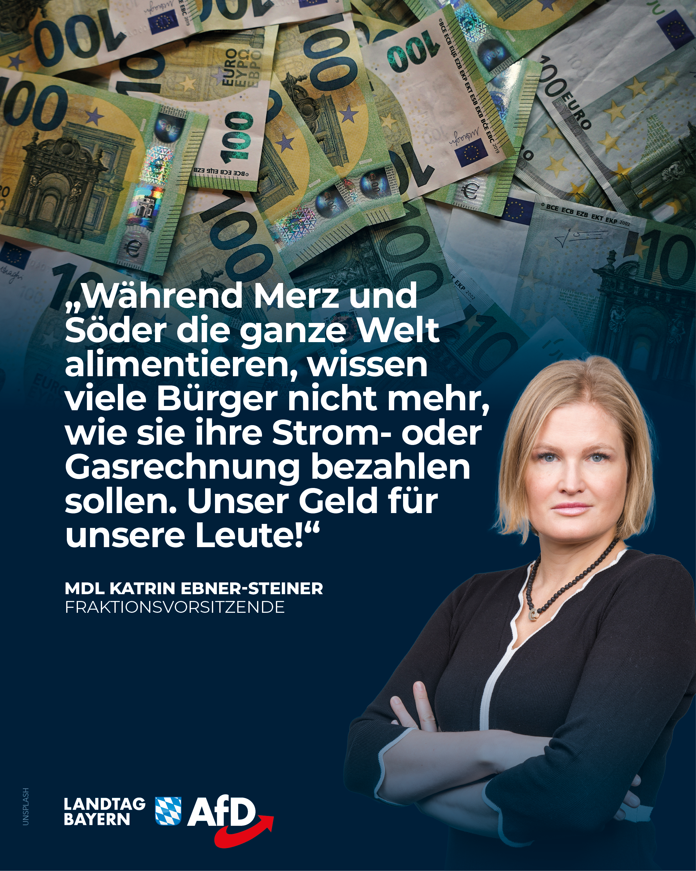 Katrin Ebner-Steiner: 140 Milliarden Euro für Länderfinanzausgleich: Bayern ist der Zahlmeister für linke Pleite-Länder – Unser Geld für unsere Leute! 6 Soeder Merz Laenderfinanzausgleich